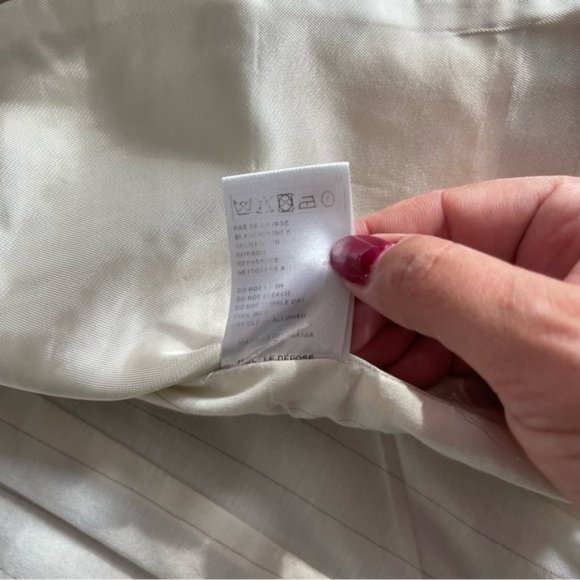 Maje Women's Eucacia Tan/Khaki Cropped Cotton Button Front Blazer Jacket Size 38 - Picture 9 of 10